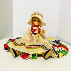 Estate Sale Beautiful VTG 1965 Miss Chips Effanbee Doll Red Hair & Blue Eyes 18"